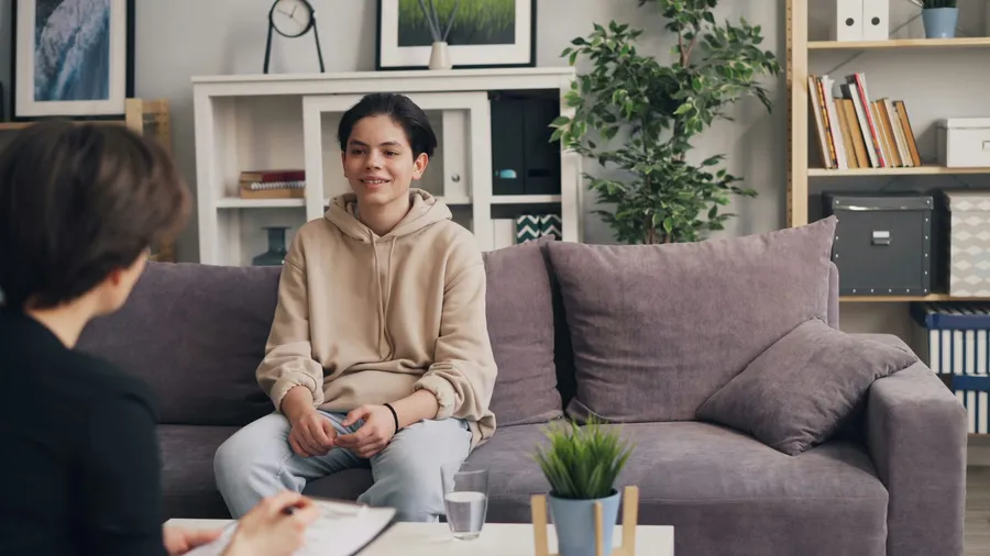 Teen talking with a counselor l Counseling l Greenville, SC