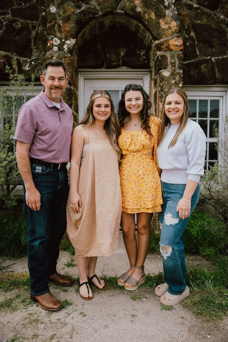 Family with Teen Girl l Anxiety Counseling l Greenville, SC