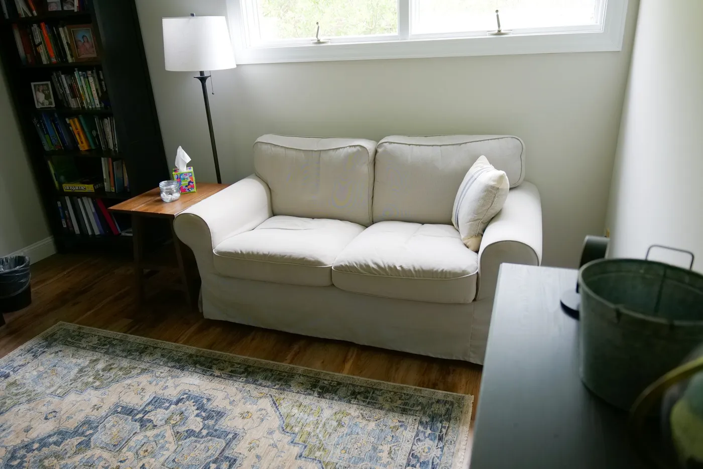 Couch in Counselors Office At Wellspring
