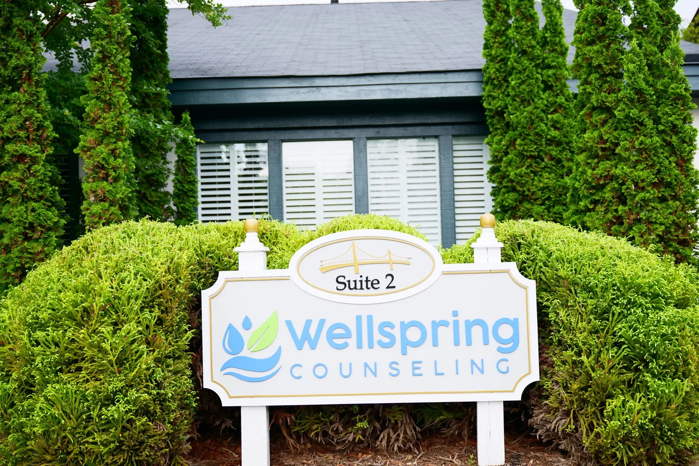 Exterior Wellspring Counseling Sign