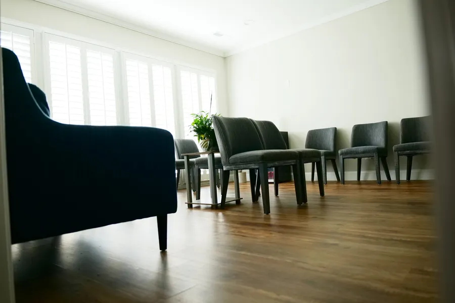 Wellspring Greenville downstairs waiting room chairs